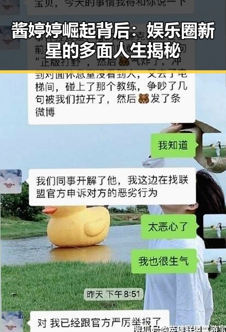 酱婷婷崛起背后:娱乐圈新星的多面人生揭秘